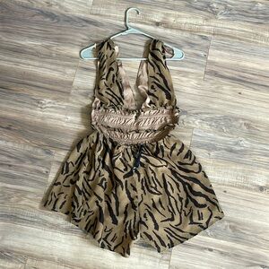 Brand new fashion nova open back romper